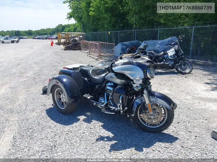 2019 Harley-Davidson Flhtcutg VIN: 1HD1MAF17KB860739 Lot: 45073694