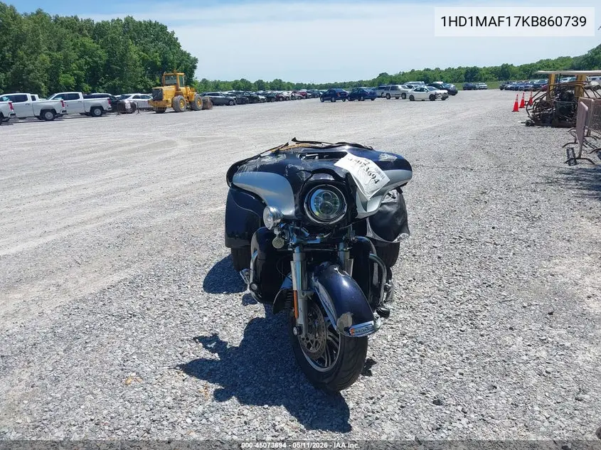 2019 Harley-Davidson Flhtcutg VIN: 1HD1MAF17KB860739 Lot: 45073694