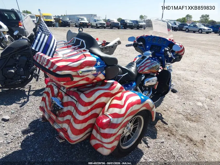 2019 Harley-Davidson Flhtcutg VIN: 1HD1MAF1XKB859830 Lot: 45229756