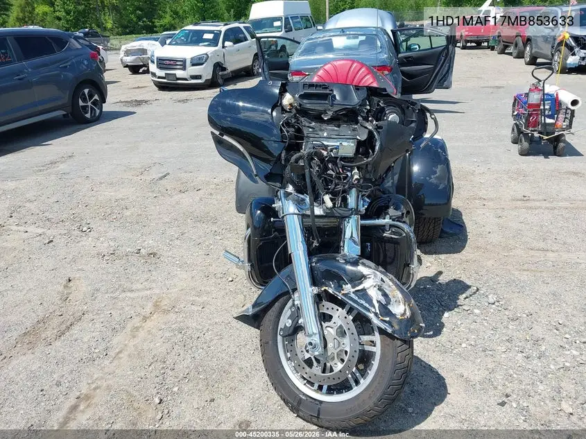 2021 Harley-Davidson Flhtcutg VIN: 1HD1MAF17MB853633 Lot: 45200335