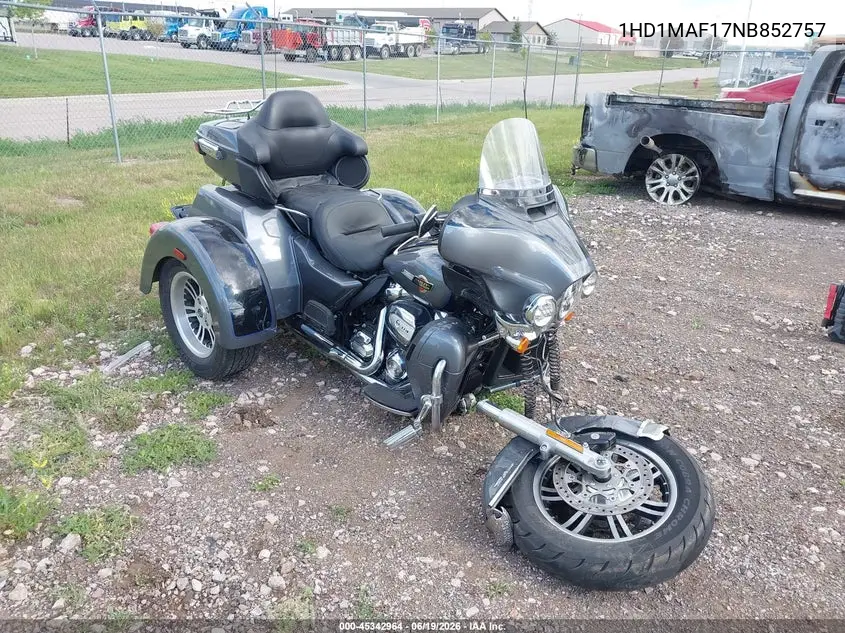 2022 Harley-Davidson Flhtcutg VIN: 1HD1MAF17NB852757 Lot: 45342964