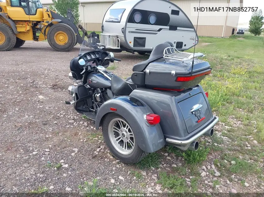 2022 Harley-Davidson Flhtcutg VIN: 1HD1MAF17NB852757 Lot: 45342964