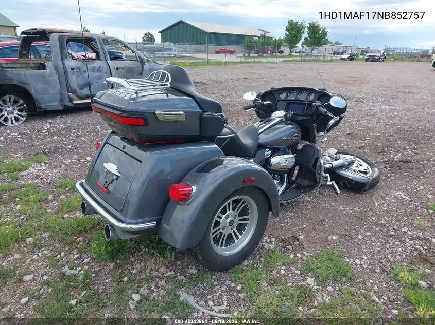 2022 Harley-Davidson Flhtcutg VIN: 1HD1MAF17NB852757 Lot: 45342964