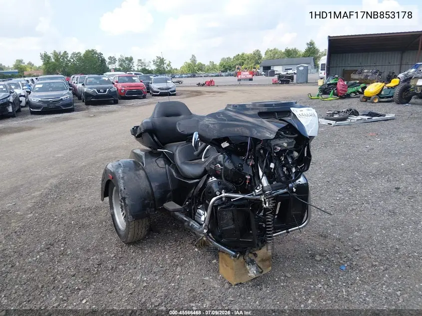 2022 Harley-Davidson Flhtcutg VIN: 1HD1MAF17NB853178 Lot: 45566468