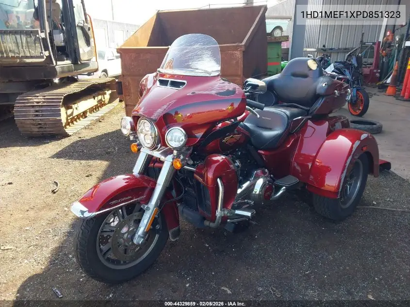 2023 Harley-Davidson Flhtcutganv VIN: 1HD1MEF1XPB851323 Lot: 44329859