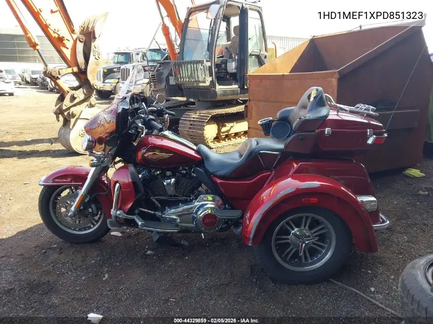 2023 Harley-Davidson Flhtcutganv VIN: 1HD1MEF1XPB851323 Lot: 44329859