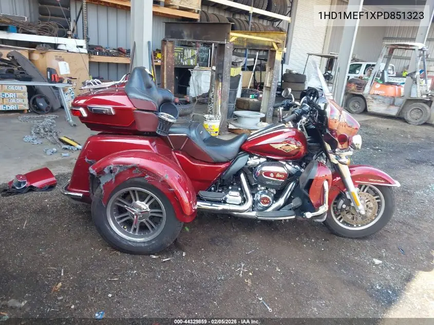 2023 Harley-Davidson Flhtcutganv VIN: 1HD1MEF1XPB851323 Lot: 44329859