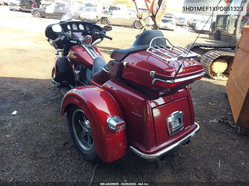 2023 Harley-Davidson Flhtcutganv VIN: 1HD1MEF1XPB851323 Lot: 44329859