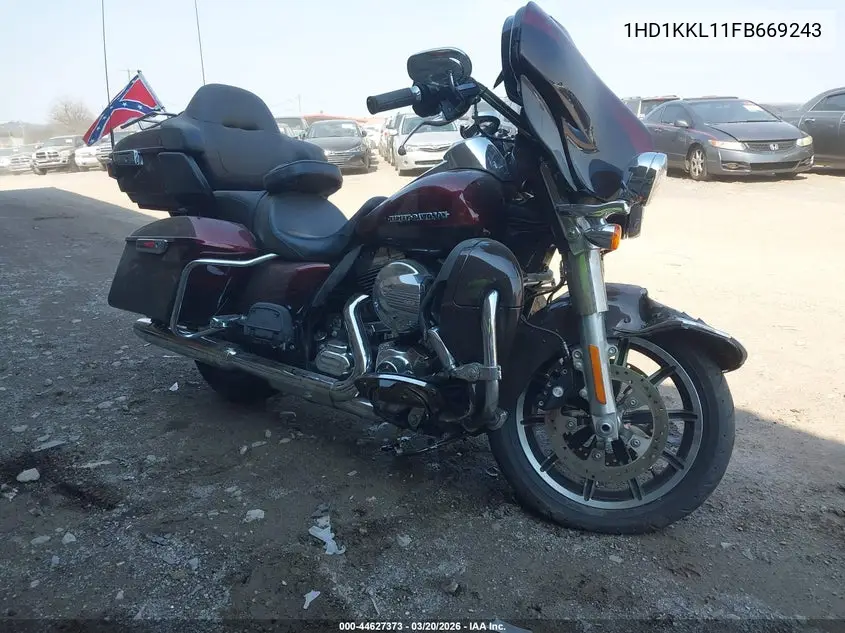 2015 Harley-Davidson Flhtkl Ultra Limited Low VIN: 1HD1KKL11FB669243 Lot: 44627373