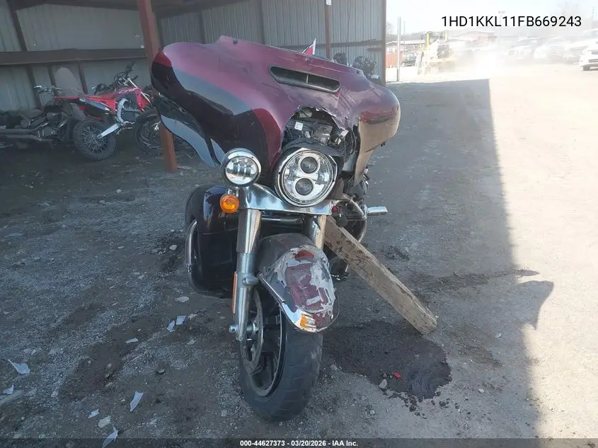 2015 Harley-Davidson Flhtkl Ultra Limited Low VIN: 1HD1KKL11FB669243 Lot: 44627373