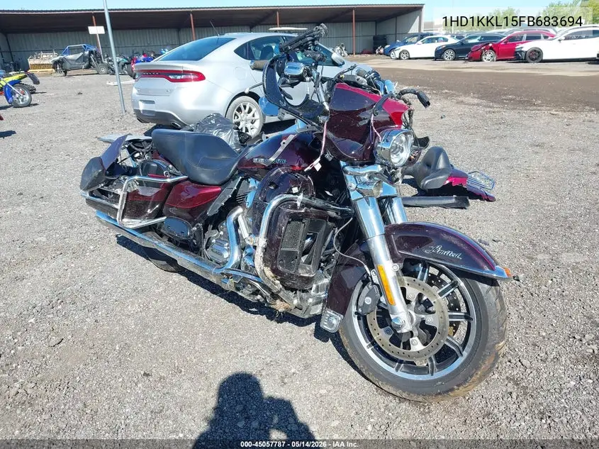 2015 Harley-Davidson Flhtkl Ultra Limited Low VIN: 1HD1KKL15FB683694 Lot: 45057787
