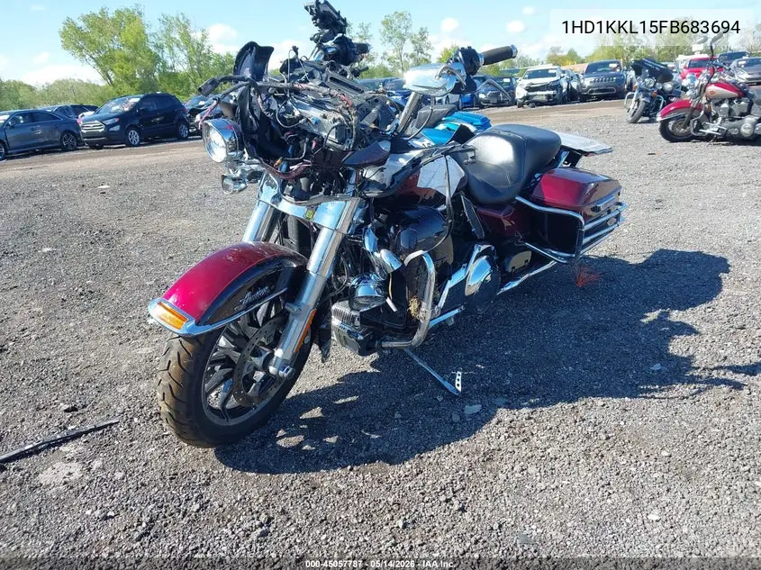 2015 Harley-Davidson Flhtkl Ultra Limited Low VIN: 1HD1KKL15FB683694 Lot: 45057787
