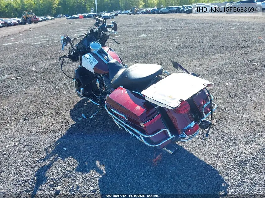 2015 Harley-Davidson Flhtkl Ultra Limited Low VIN: 1HD1KKL15FB683694 Lot: 45057787