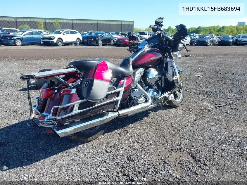 2015 Harley-Davidson Flhtkl Ultra Limited Low VIN: 1HD1KKL15FB683694 Lot: 45057787