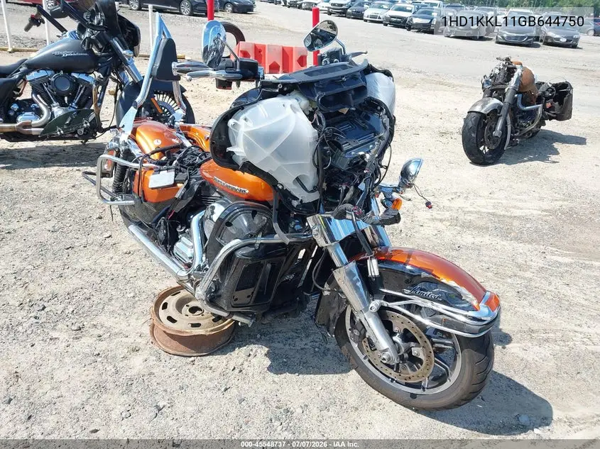 2016 Harley-Davidson Flhtkl Ultra Limited Low VIN: 1HD1KKL11GB644750 Lot: 45548737