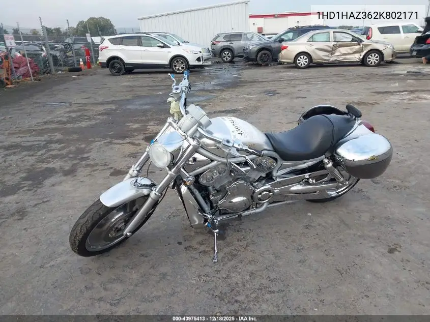 1HD1HAZ362K802171 2002 Harley-Davidson Vrsca