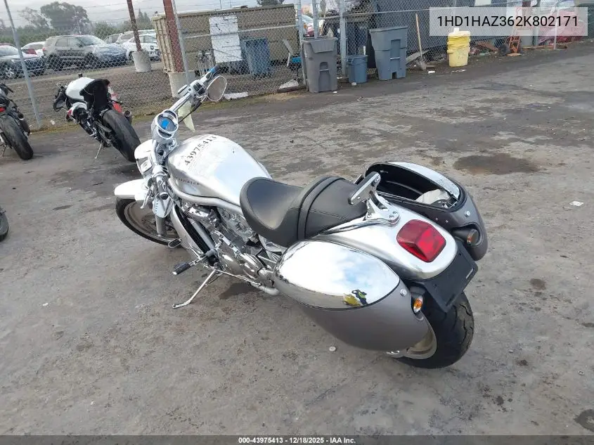 1HD1HAZ362K802171 2002 Harley-Davidson Vrsca