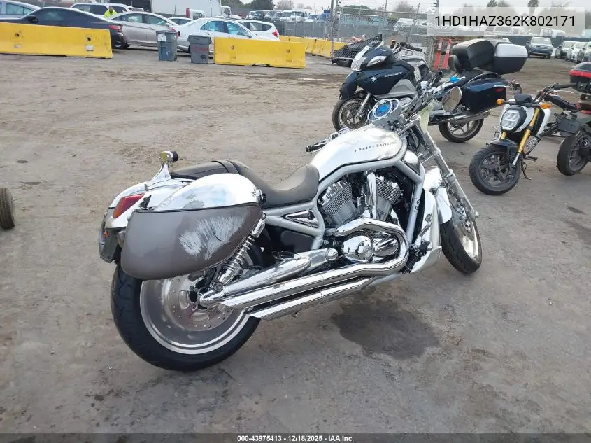 1HD1HAZ362K802171 2002 Harley-Davidson Vrsca