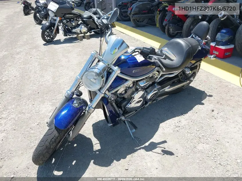 2007 Harley-Davidson Vrsca VIN: 1HD1HFZ307K805720 Lot: 45339711
