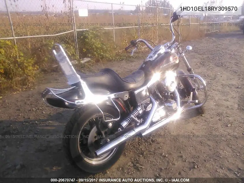 1994 Harley-Davidson Fxdwg VIN: 1HD1GEL18RY309570 Lot: 20670747