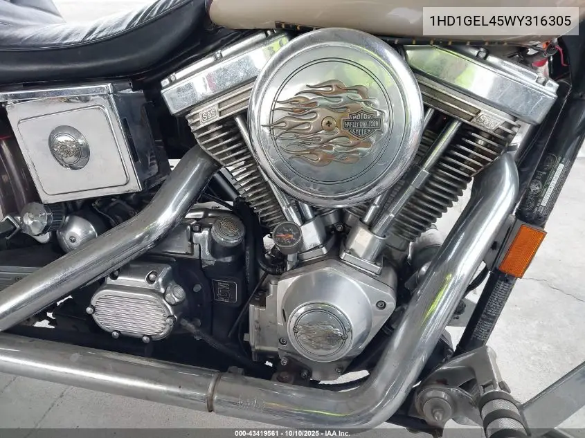 1998 Harley-Davidson Fxdwg Anniversary VIN: 1HD1GEL45WY316305 Lot: 43419561