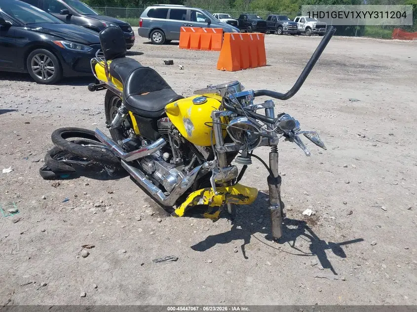 2000 Harley-Davidson Fxdwg VIN: 1HD1GEV1XYY311204 Lot: 45447067