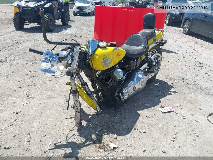 2000 Harley-Davidson Fxdwg VIN: 1HD1GEV1XYY311204 Lot: 45447067