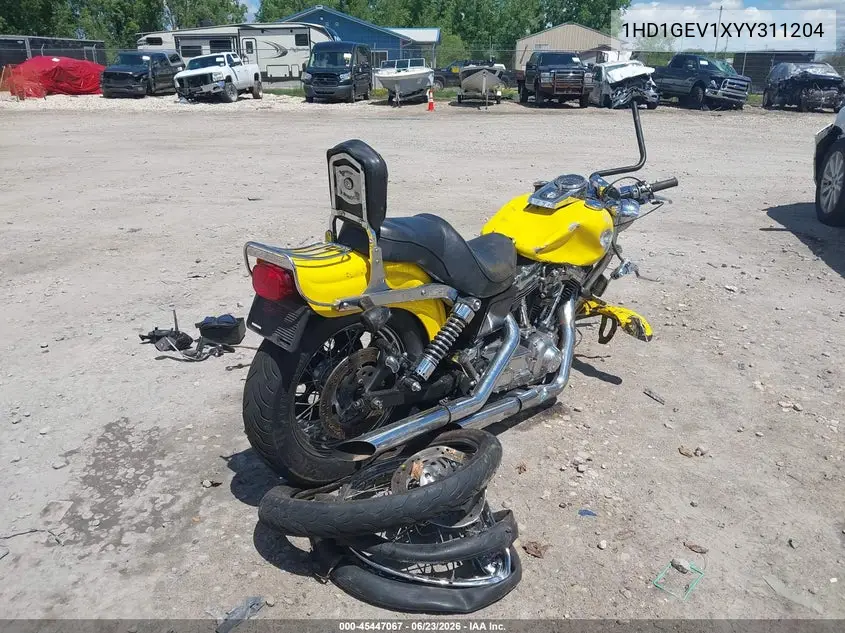 2000 Harley-Davidson Fxdwg VIN: 1HD1GEV1XYY311204 Lot: 45447067