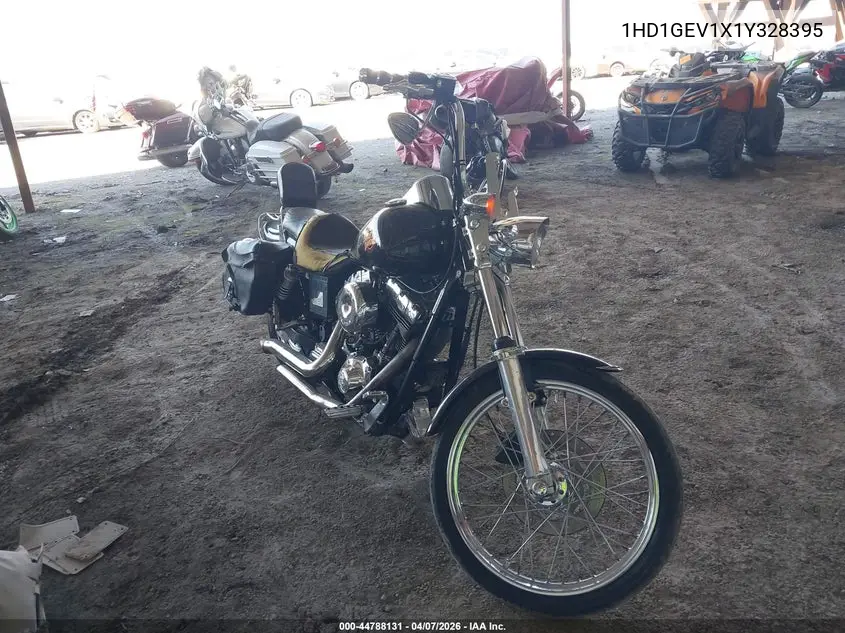 2001 Harley-Davidson Fxdwg VIN: 1HD1GEV1X1Y328395 Lot: 44788131