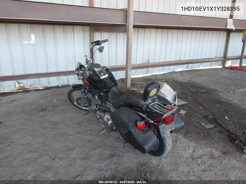 2001 Harley-Davidson Fxdwg VIN: 1HD1GEV1X1Y328395 Lot: 44788131