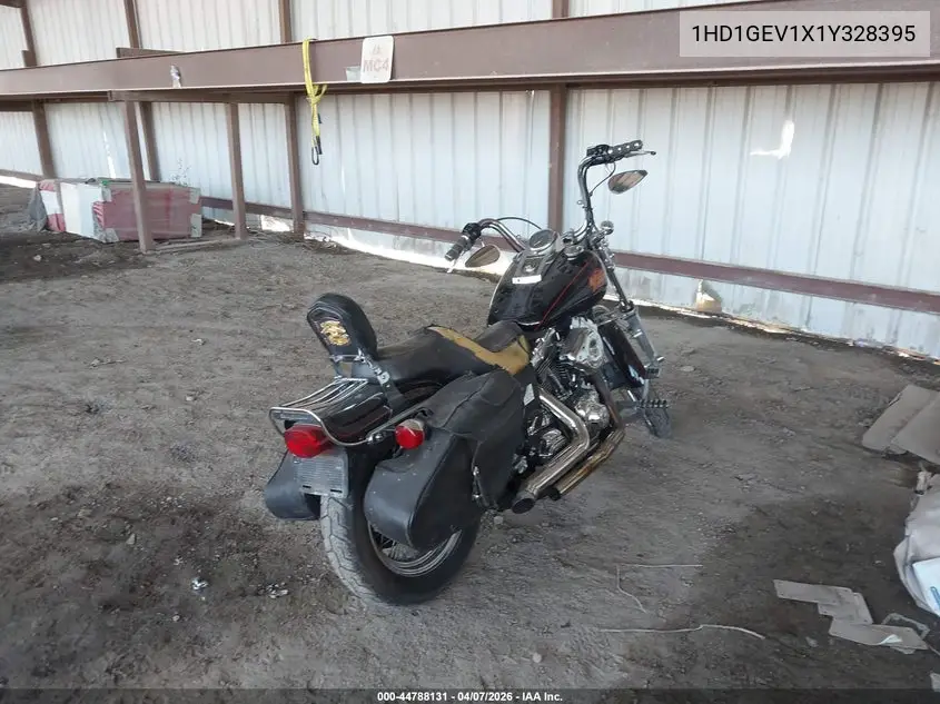 2001 Harley-Davidson Fxdwg VIN: 1HD1GEV1X1Y328395 Lot: 44788131