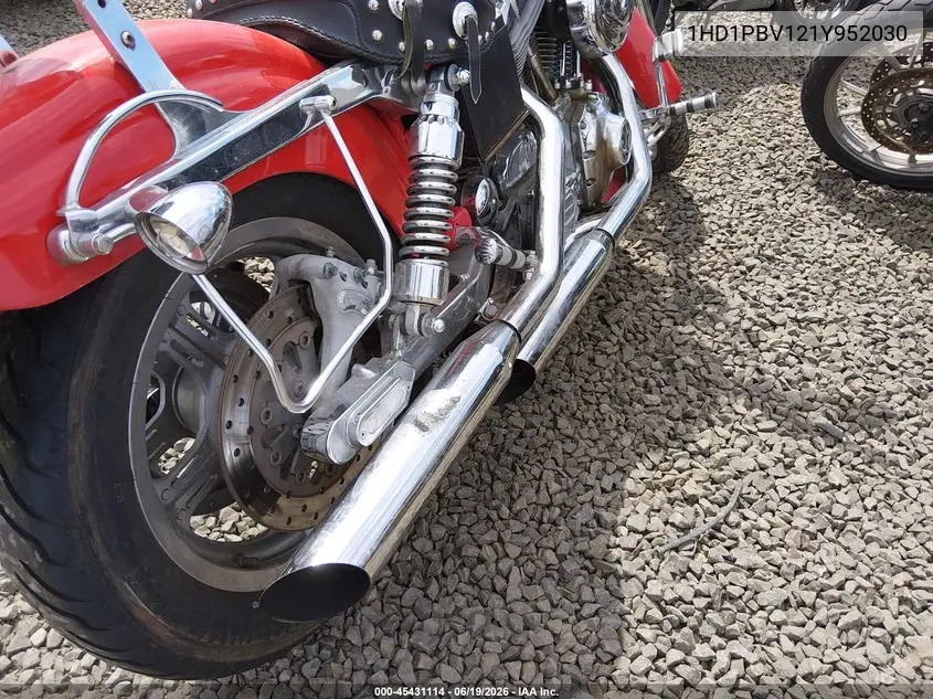 2001 Harley-Davidson Fxdwg2 VIN: 1HD1PBV121Y952030 Lot: 45431114