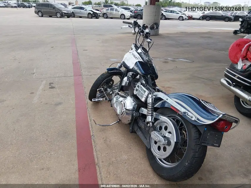 2003 Harley-Davidson Fxdwg VIN: 1HD1GEV153K302681 Lot: 44759685