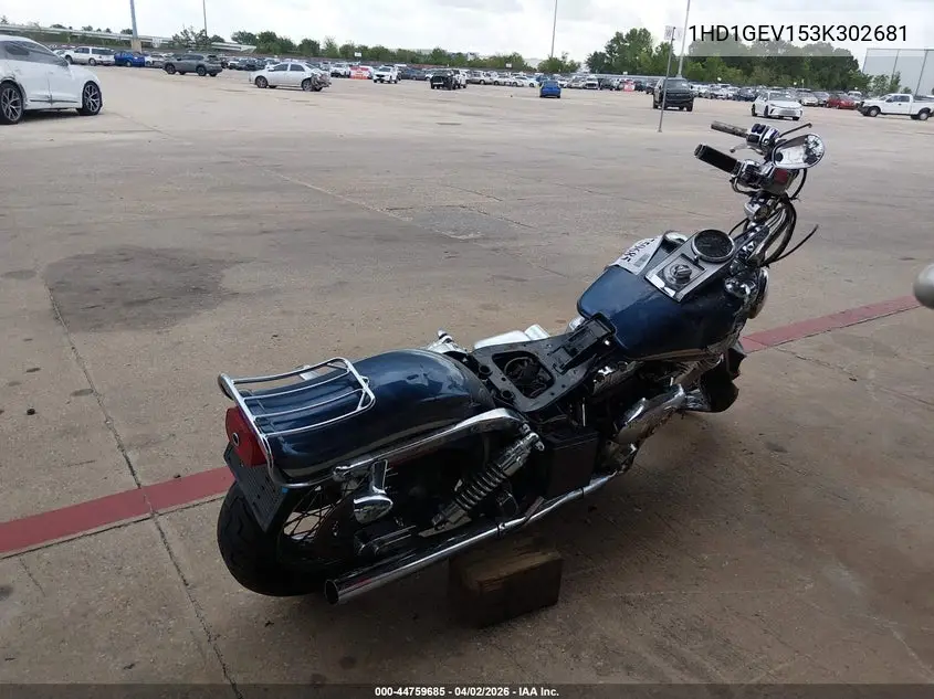 2003 Harley-Davidson Fxdwg VIN: 1HD1GEV153K302681 Lot: 44759685