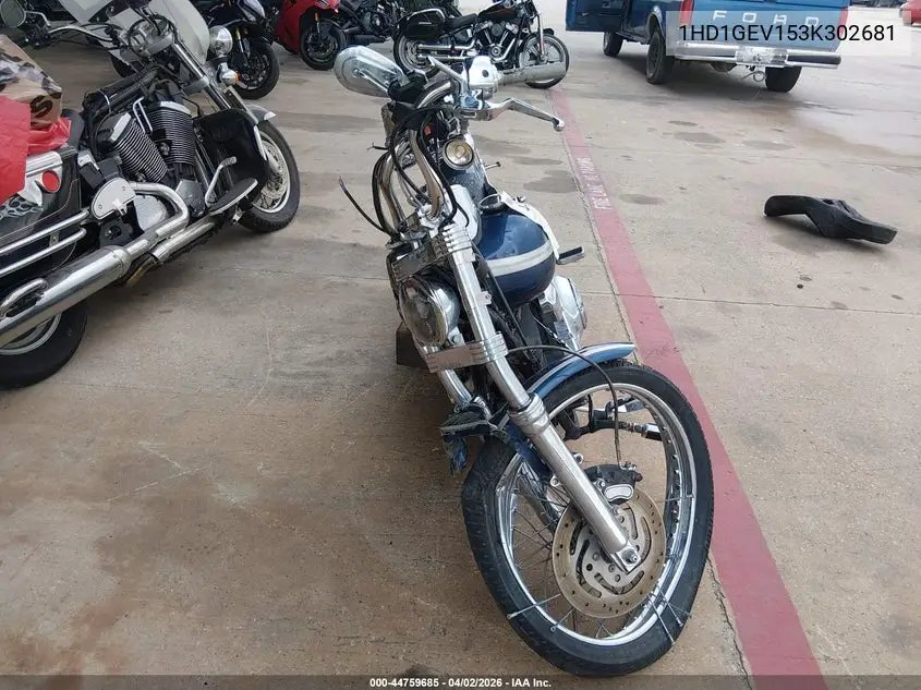 2003 Harley-Davidson Fxdwg VIN: 1HD1GEV153K302681 Lot: 44759685