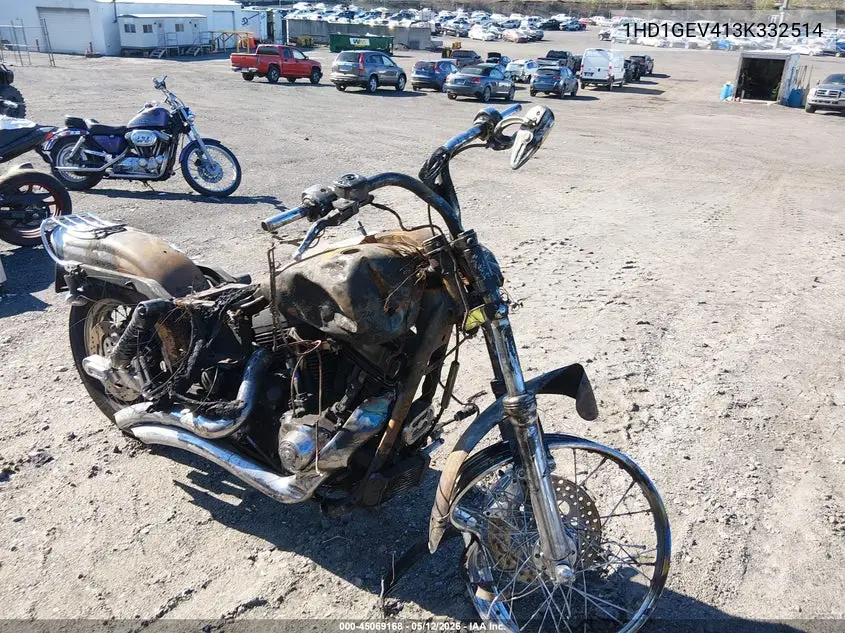 2003 Harley-Davidson Fxdwg Anniversary VIN: 1HD1GEV413K332514 Lot: 45069168