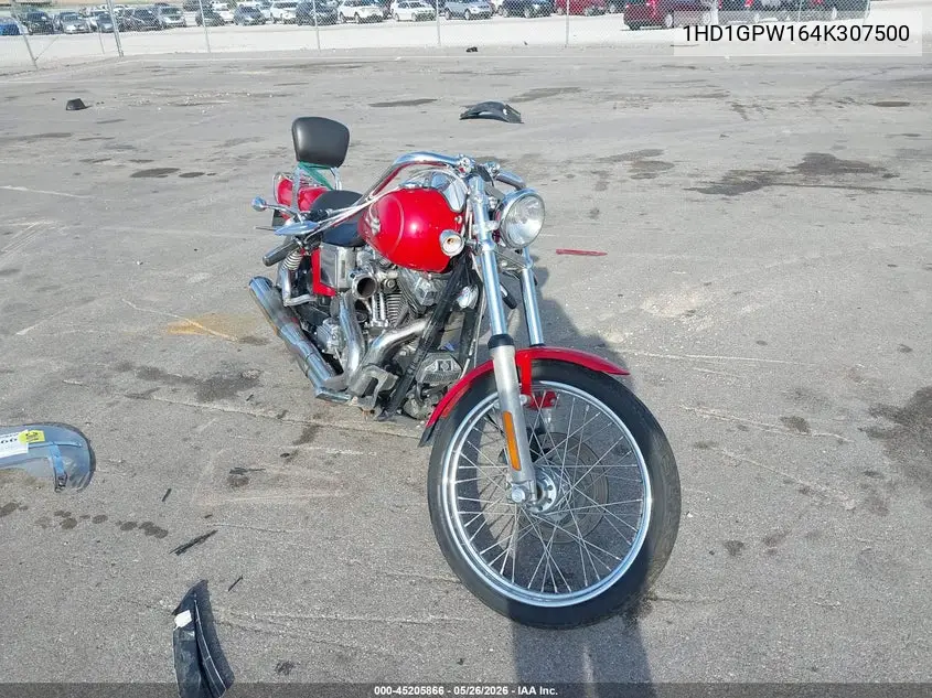 2004 Harley-Davidson Fxdwgi VIN: 1HD1GPW164K307500 Lot: 45205866