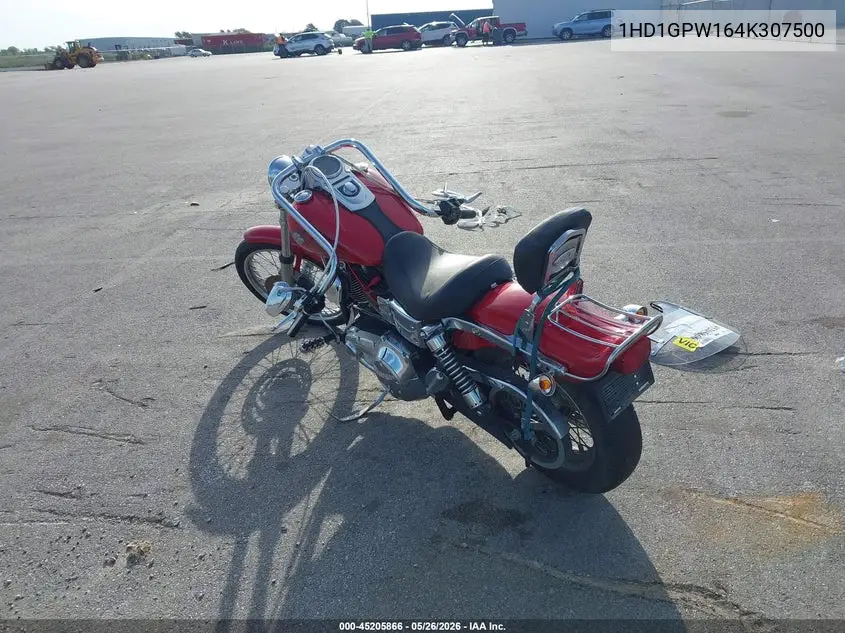 2004 Harley-Davidson Fxdwgi VIN: 1HD1GPW164K307500 Lot: 45205866