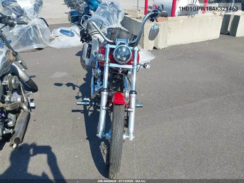2004 Harley-Davidson Fxdwgi VIN: 1HD1GPW184K321463 Lot: 45400620