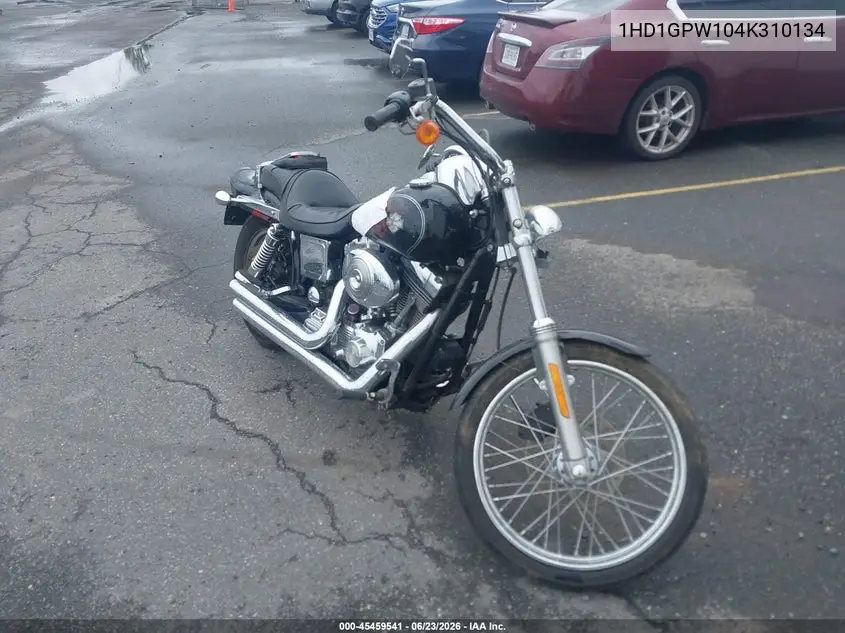 2004 Harley-Davidson Fxdwgi VIN: 1HD1GPW104K310134 Lot: 45459541
