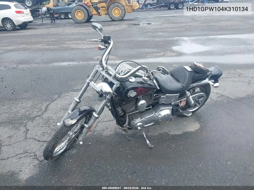2004 Harley-Davidson Fxdwgi VIN: 1HD1GPW104K310134 Lot: 45459541