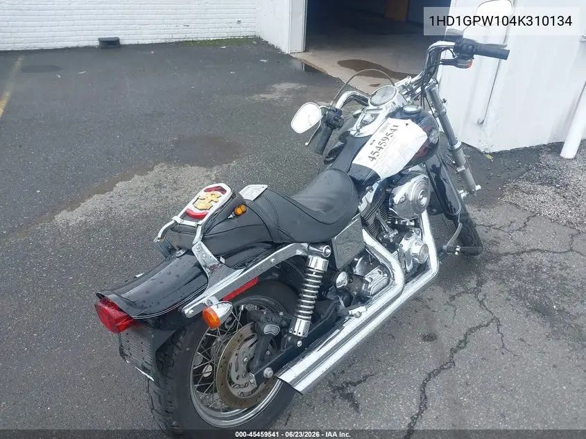 2004 Harley-Davidson Fxdwgi VIN: 1HD1GPW104K310134 Lot: 45459541