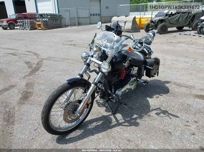 2005 Harley-Davidson Fxdwgi VIN: 1HD1GPW1X5K331672 Lot: 45269983