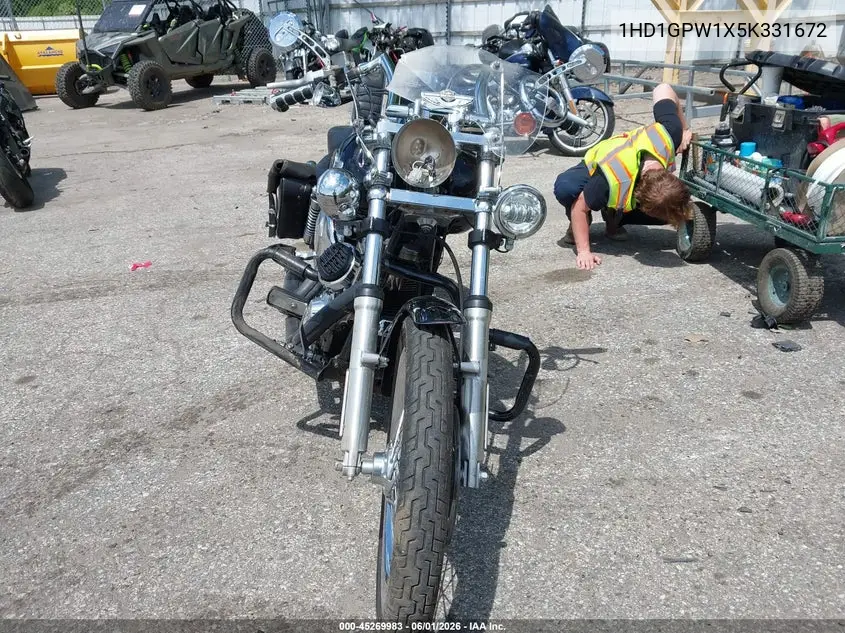 2005 Harley-Davidson Fxdwgi VIN: 1HD1GPW1X5K331672 Lot: 45269983