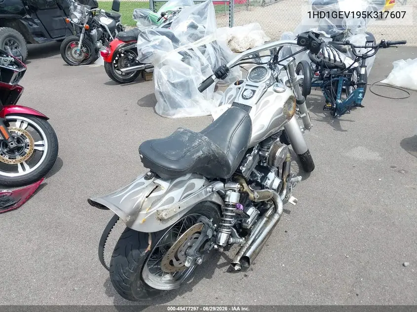 2005 Harley-Davidson Fxdwg VIN: 1HD1GEV195K317607 Lot: 45477297