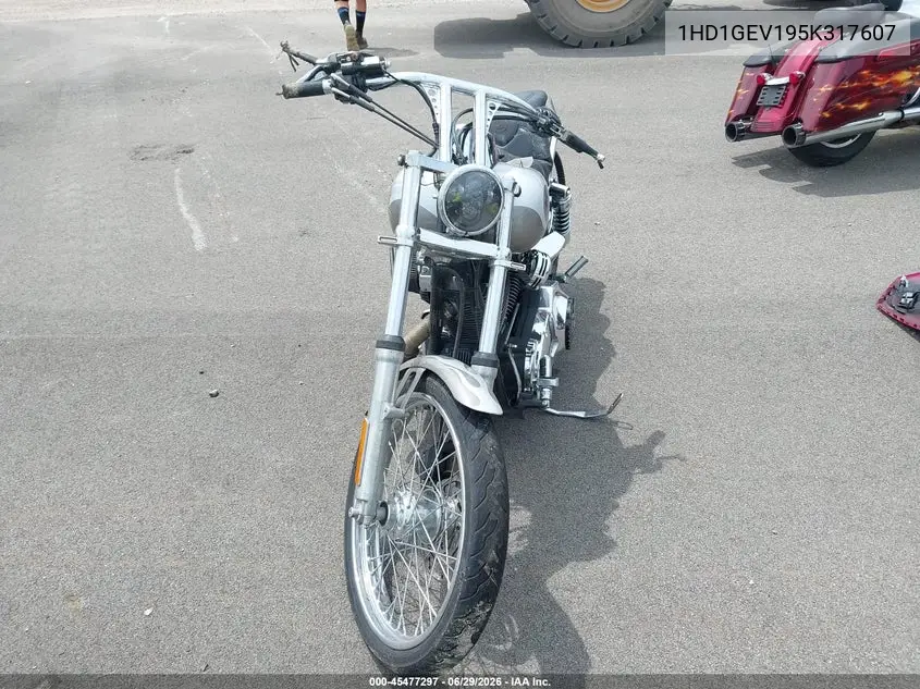 2005 Harley-Davidson Fxdwg VIN: 1HD1GEV195K317607 Lot: 45477297