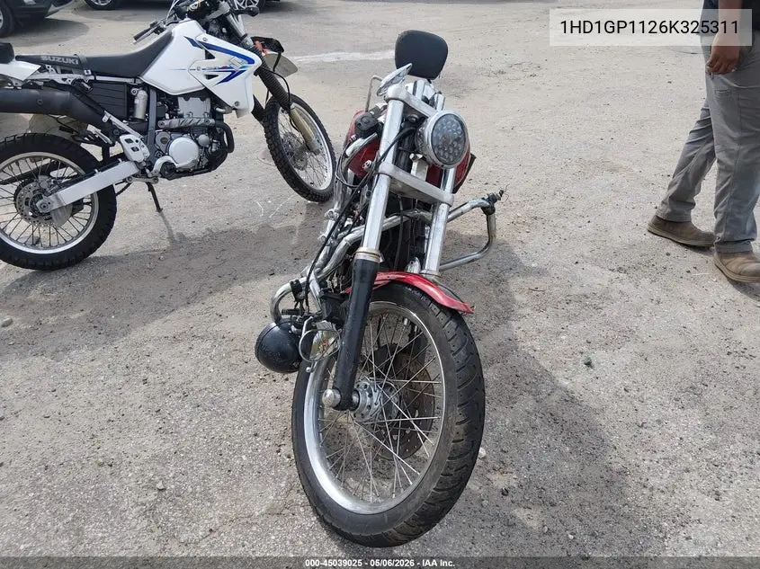 2006 Harley-Davidson Fxdwgi VIN: 1HD1GP1126K325311 Lot: 45039025