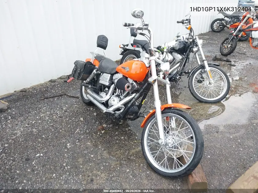 2006 Harley-Davidson Fxdwgi VIN: 1HD1GP11X6K312404 Lot: 45480652