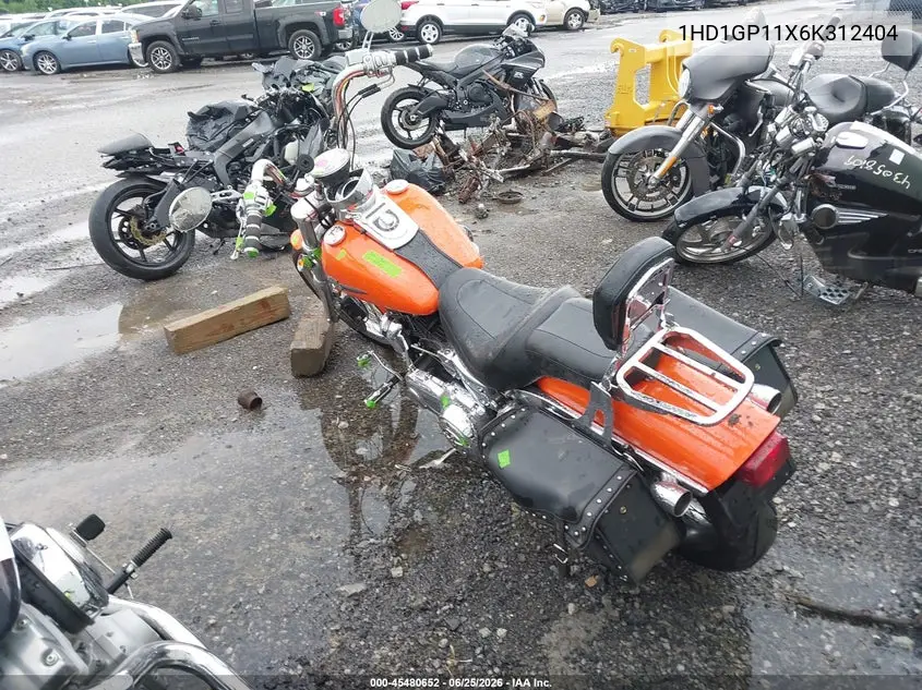 2006 Harley-Davidson Fxdwgi VIN: 1HD1GP11X6K312404 Lot: 45480652