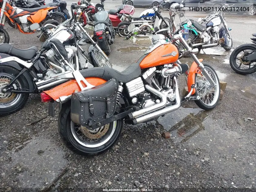 2006 Harley-Davidson Fxdwgi VIN: 1HD1GP11X6K312404 Lot: 45480652
